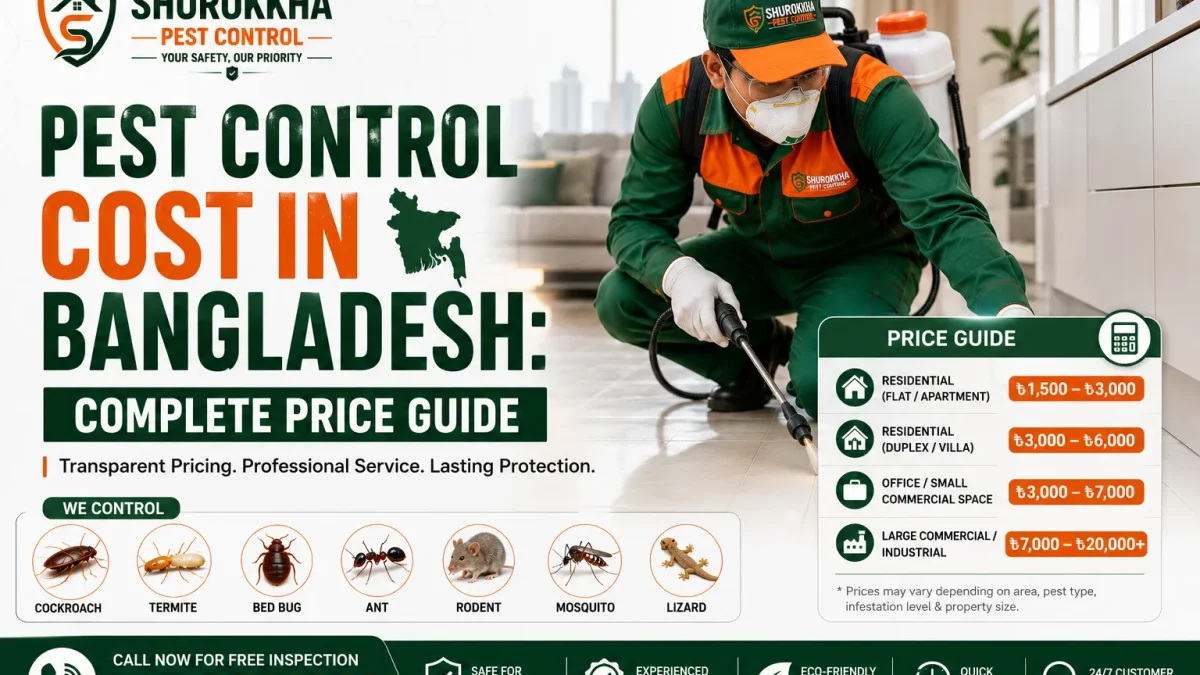 Pest Control Cost in Bangladesh Complete Price Guide