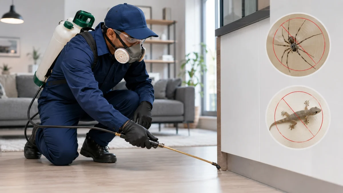 Professional Spider & Lizard Control Service in Dhaka