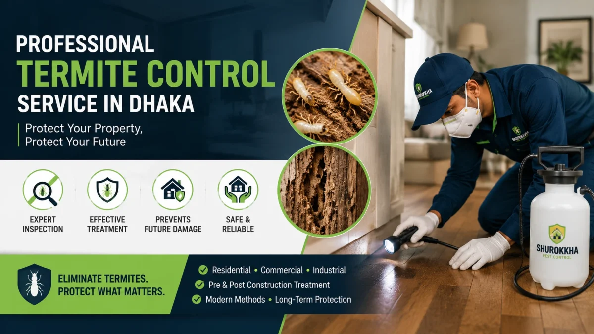Professional Termite Control Service in Dhaka