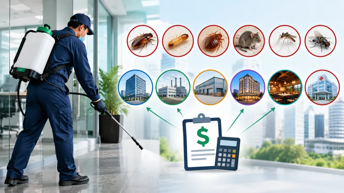 Commercial Pest Control Cost in Dhaka
