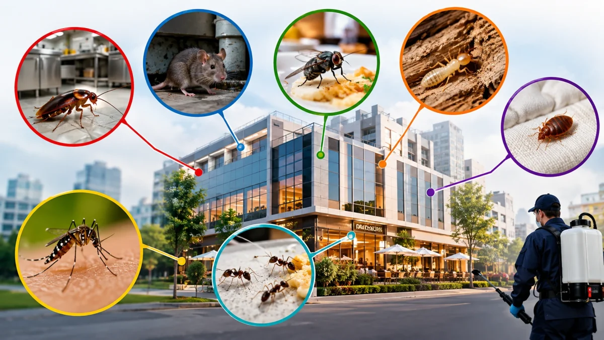 Common Pest Problems in Commercial Properties