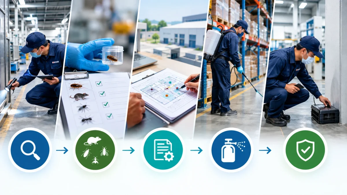 Our Industrial Pest Control Process