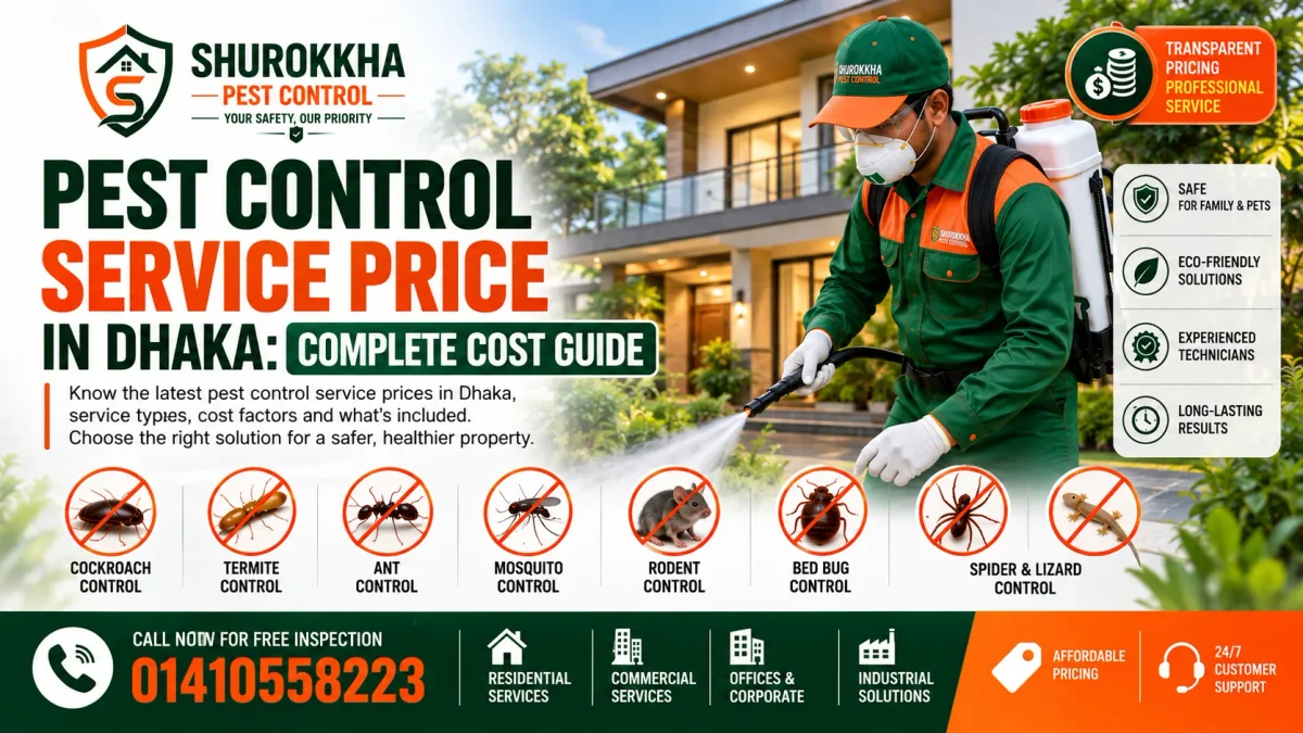Pest Control Service Price in Dhaka: Complete Cost Guide