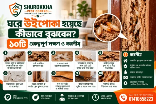 ঘরে উইপোকা হয়েছে কীভাবে বুঝবেন? ১০টি গুরুত্বপূর্ণ লক্ষণ ও করণীয়