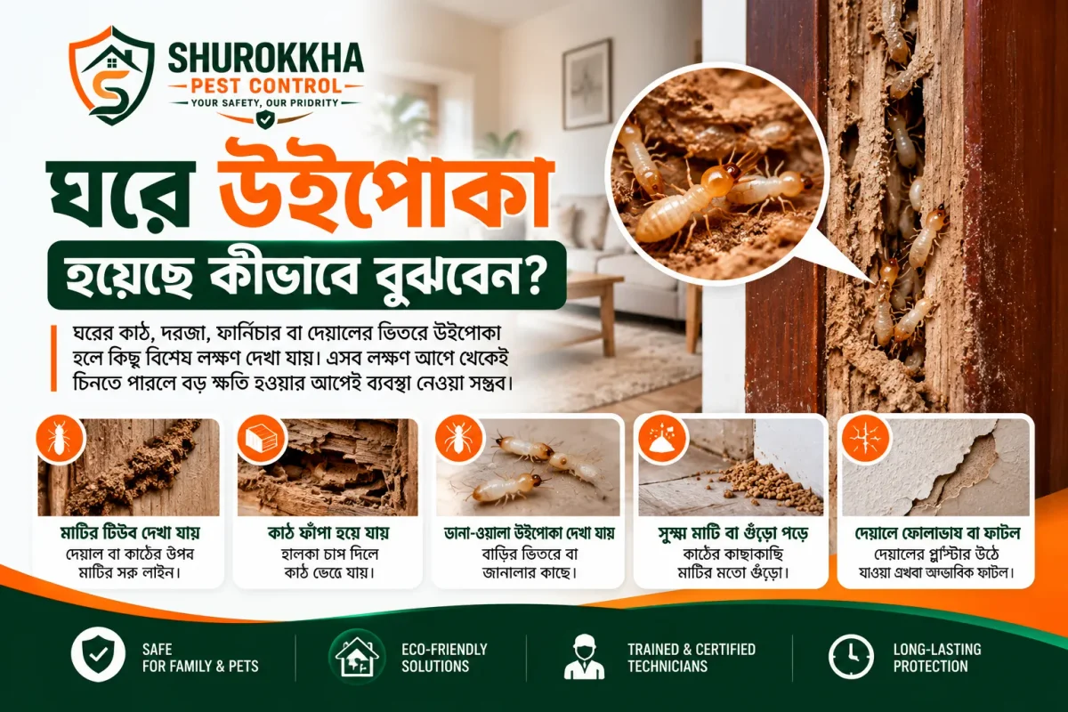 ঘরে উইপোকা হয়েছে কীভাবে বুঝবেন?
